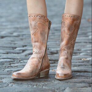 Bed|Stu Limit Western Studded Mid-Calf Boots 7.5 NIB